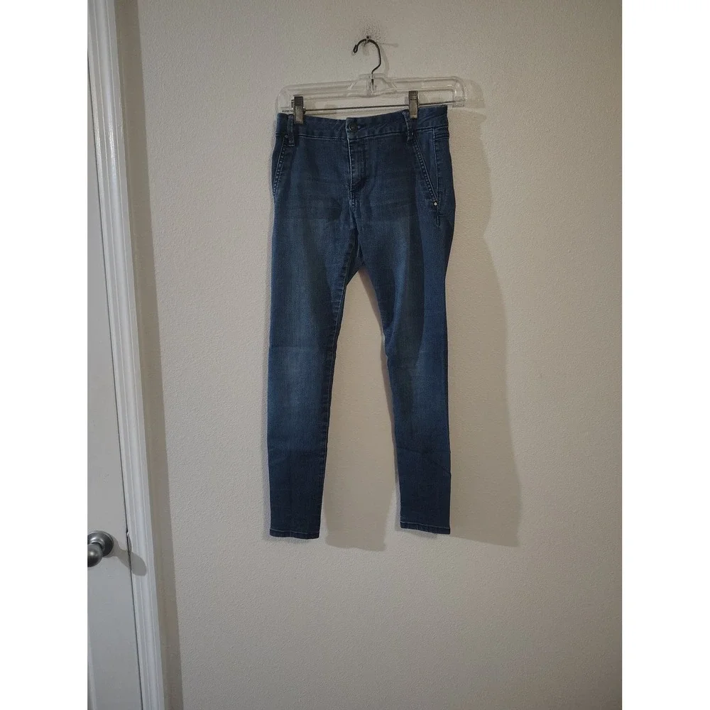 Rewash Shape My Wash Womens Skinny Jeans Medium Wash Blue Size 12 Stretch Denim